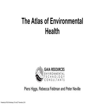 Atlas of Environmental Health - Indo-Pacific Centre for Health Security