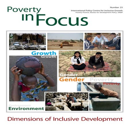 Dimensions of Inclusive Development: Growth, Gender, Poverty and the Environment