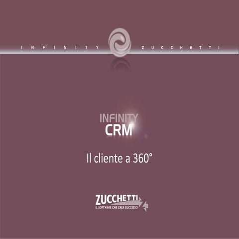 Software Infinity CRM Zucchetti: conoscere il mercato per migliorare il busin...