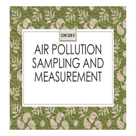 Industrial pollution control in air pollution