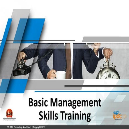 IPDC TRAINING - Basic Management Skills Training