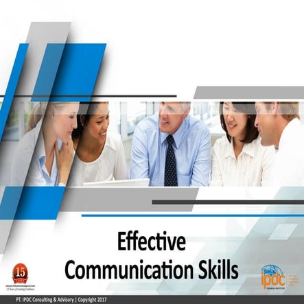 IPDC TRAINING - Effective Communication Skills