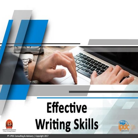 IPDC TRAINING - Effective Writing Skills