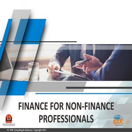 IPDC TRAINING - Finance for Non Finance Professionals