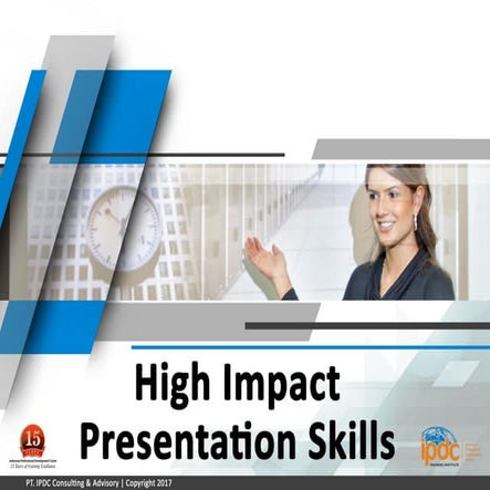 IPDC TRAINING - High Impact Presentation Skills