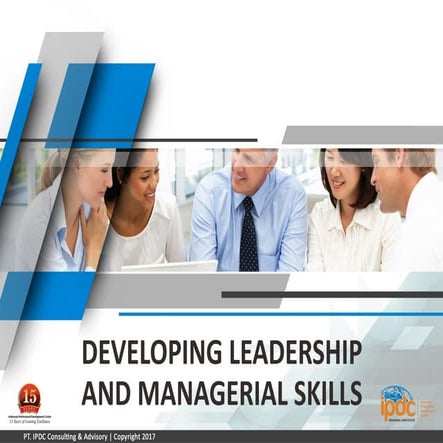 IPDC TRAINING - DEVELOPING LEADERSHIP & MANAGERIAL SKILLS