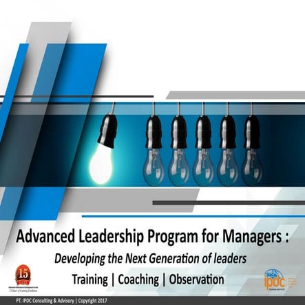 IPDC TRAINING - Leadership Skills for Managers