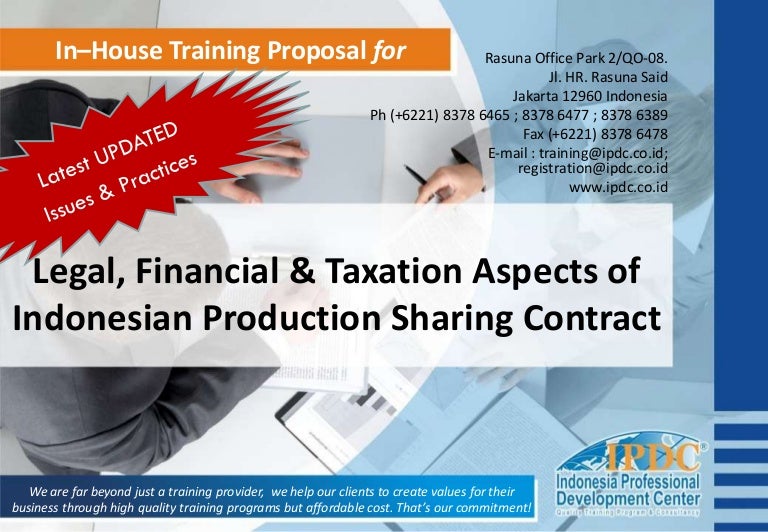 Ipdc Training 2014 Legal Financial Taxation Aspects Of Indonesia