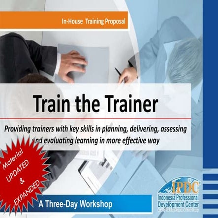 Ipdc training 2014   train the trainer