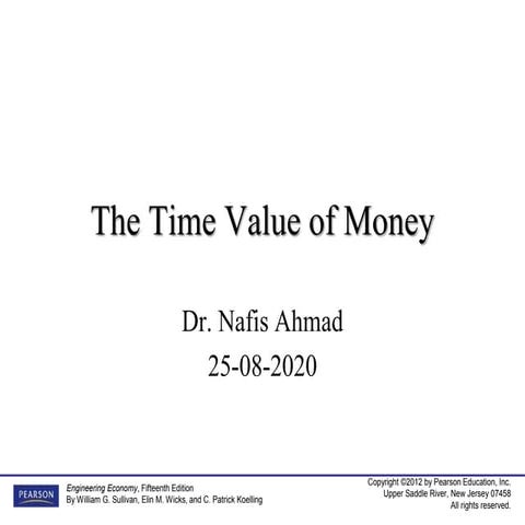 Time value of money
