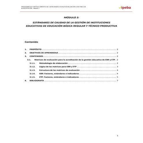 Ipeba fd f módulo 3 | PDF