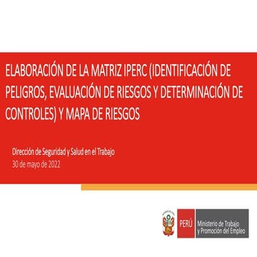 ATS E IPERC definición y diferencia de ambos | PPTX