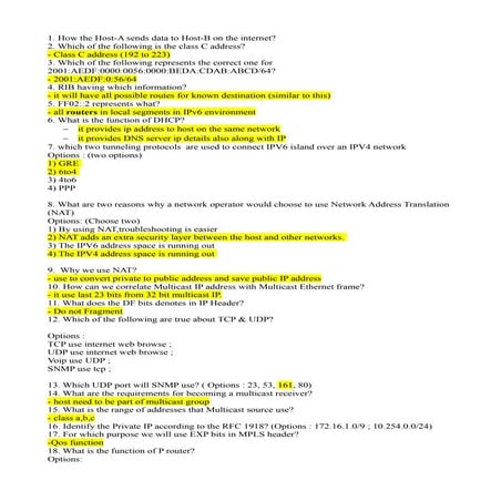 Ip essential with answers