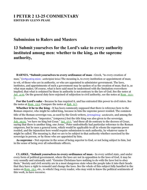 I Peter 2 13 25 Commentary PDF i-peter-2-13-25-commentary-pdf
