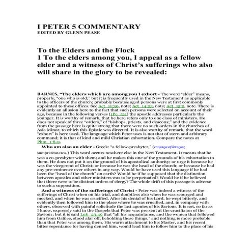 2 peter 5 commentary