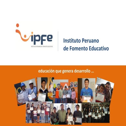 IPFE Presentación Institucional 2012
