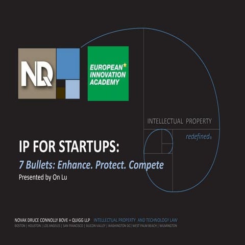2014 IP for Startups by On Lu