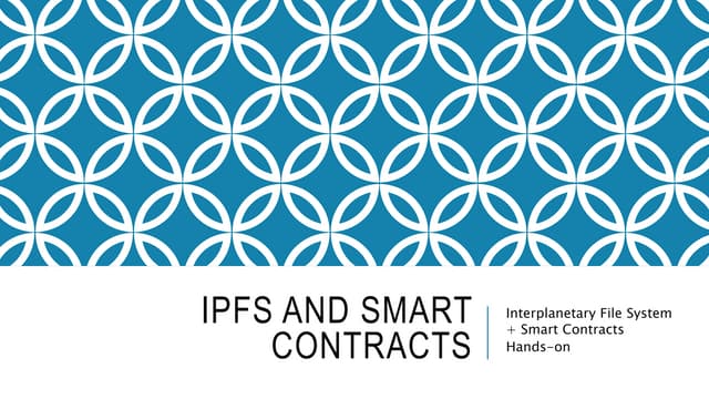 InterPlanetary File System (IPFS)