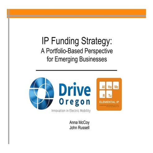 IP Funding Strategy, February 2014
