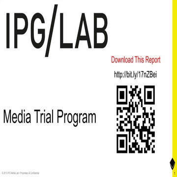 IPG Lab - 7 Things We've Learned