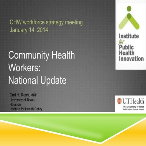 CHW national update Iphi meeting 1 14-14