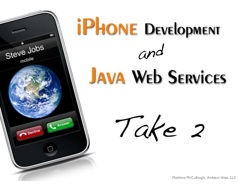 iPhone & Java  Services, Take 2