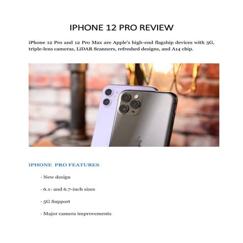 iPhone 12 Pro Review