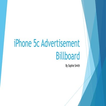 iPhone 5c billboard deconstruction