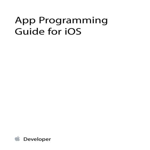 Iphone app programming guide | PDF image.