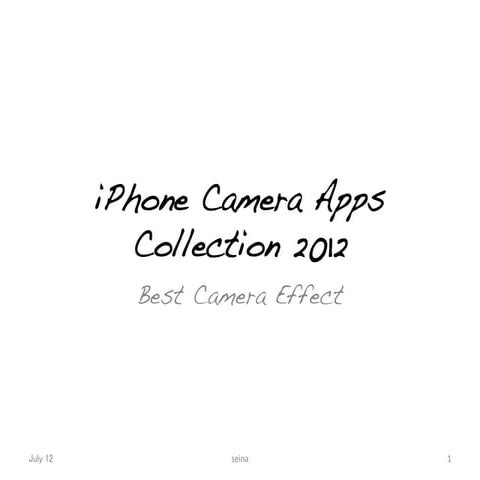 my Best Camera Apps
