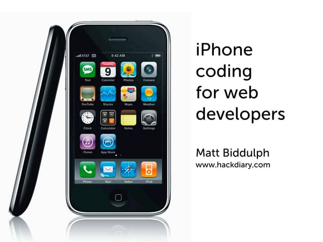 iPhone Coding For Web Developers