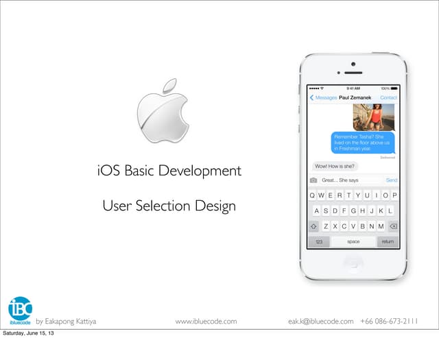 (1 July 2013) iOS Basic Development...