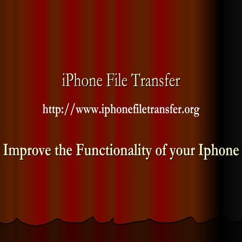 Iphone file transfer