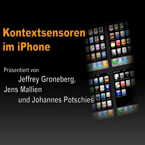 iPhone Kontextsensoren