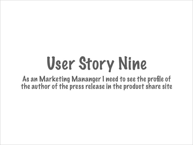 iPhone Paper Prototype - User Story Nine