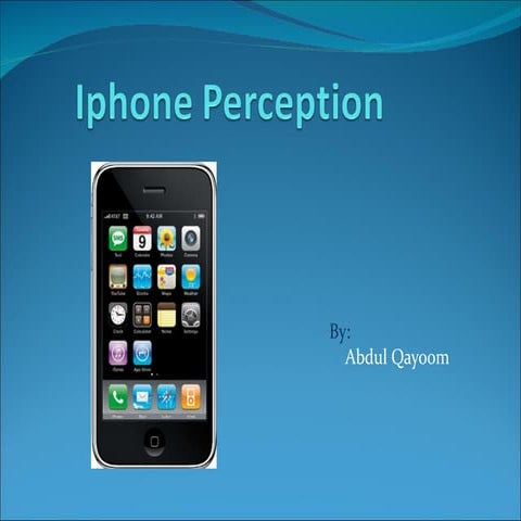Iphone perception