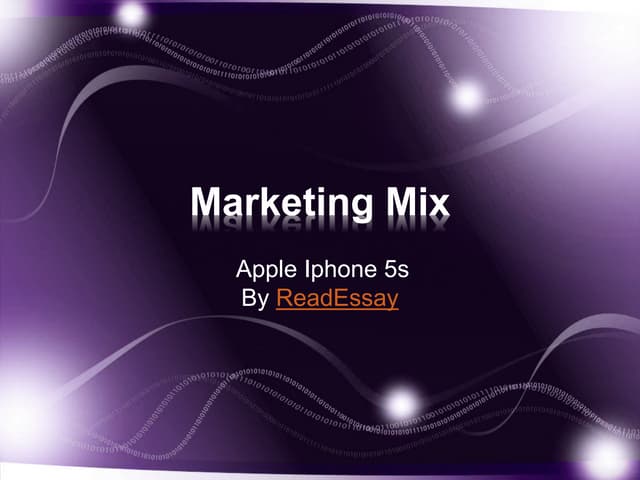 Iphone presentation