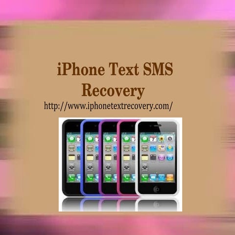 iPhone Text SMS Recovery is Now Possible