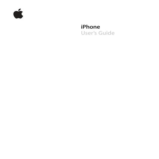 Iphone user guide PDF