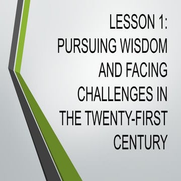 Doing Philosophy -  ntroduction to the Philosophy of the Human Person Lesson ...