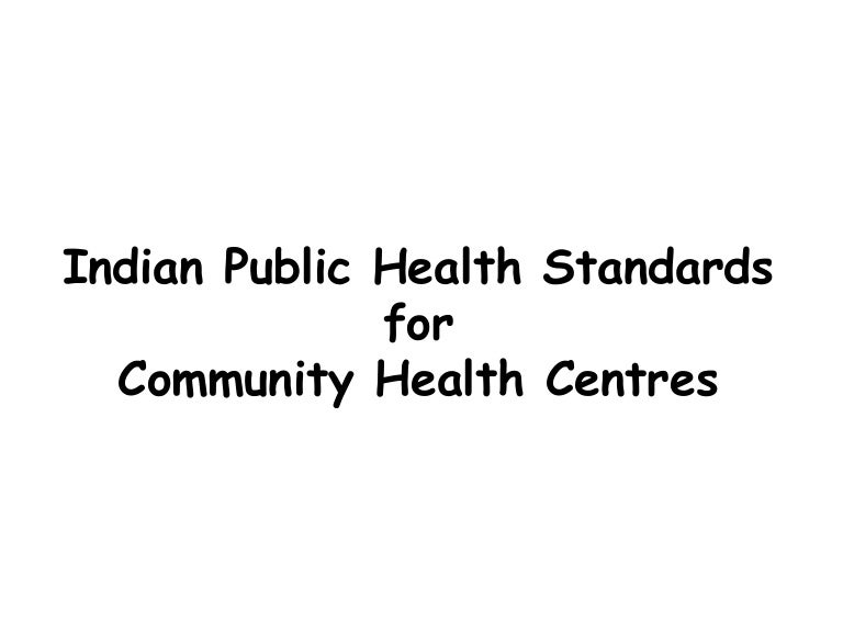 Iphs For Community Health Centres
