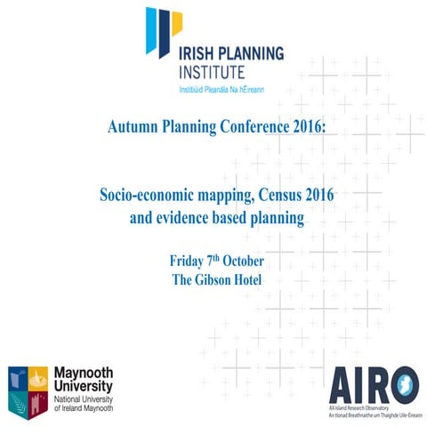 Irish Planning Institute (IPI) Autumn Conference 2016