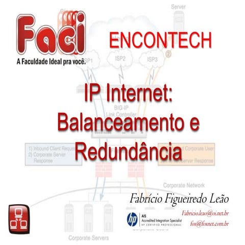 IP Internet Balanceamento e Redundância