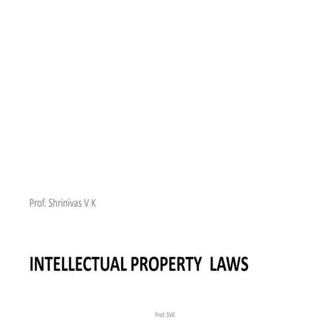 Intellectual Property Law/business law