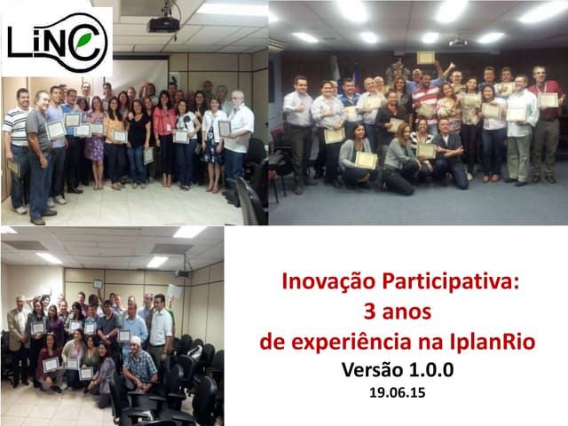Inovação Participativa: 3 anos de ...