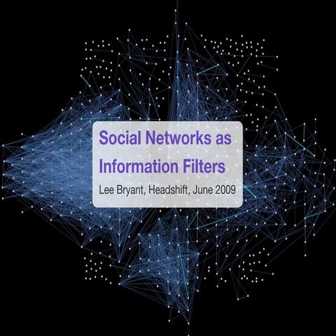 Social Networks as Information Filters