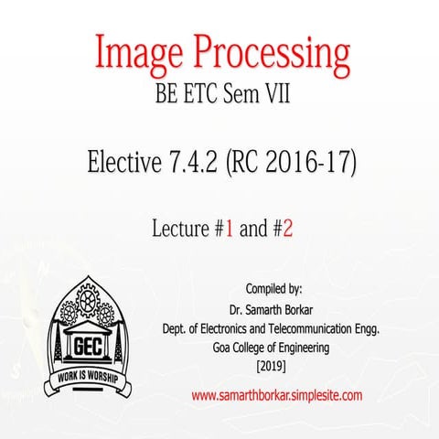 Ip lectures 1 and 2 | PPT