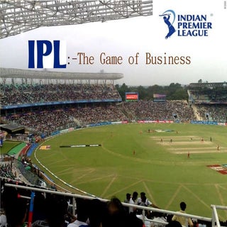 Ipl game of business