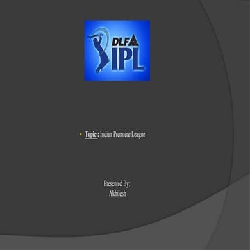 Indian Premier league