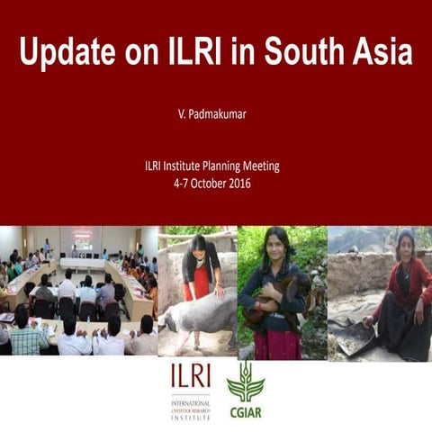 Update on ILRI in South Asia                                          